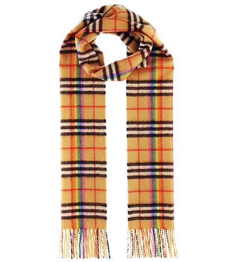 burberry shawl rainbow|Burberry scarves official site.